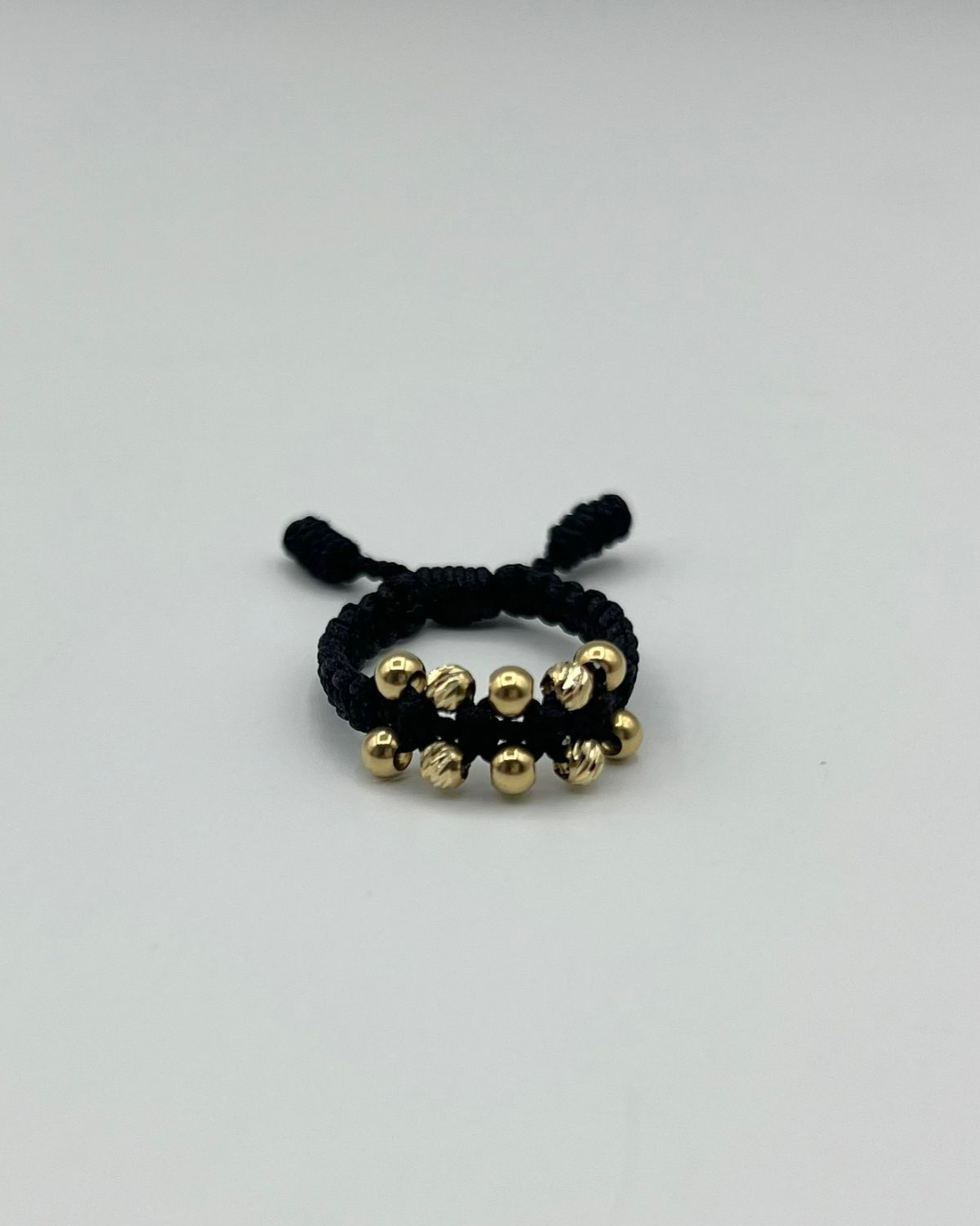 ANILLO MACRAMÉ BOLA DOBLE 3mm