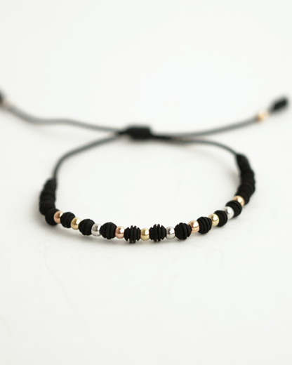 PULSERA DENARIO NEOPRENO 3 OROS