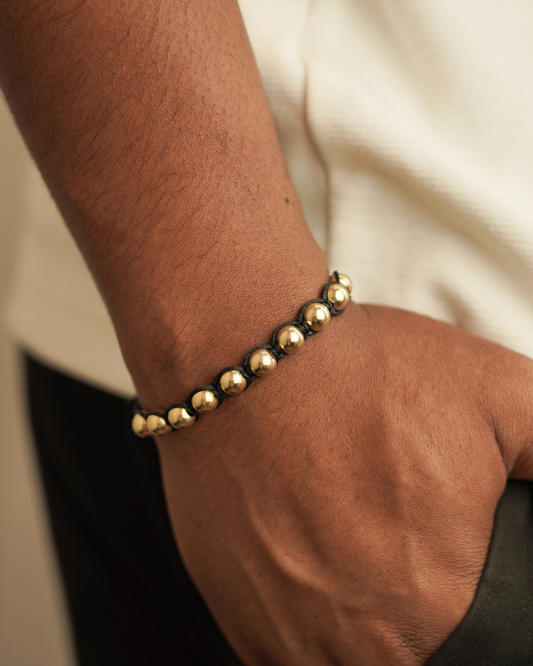 PULSERA MACRAME BOLA AMARRADA