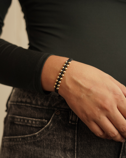 PULSERA MACRAME DOBLE