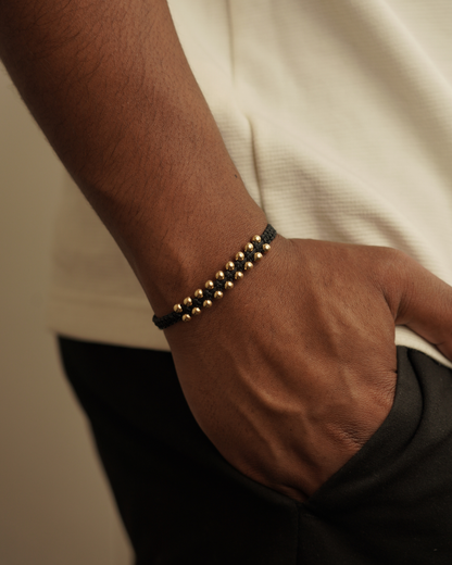 PULSERA MACRAME DOBLE